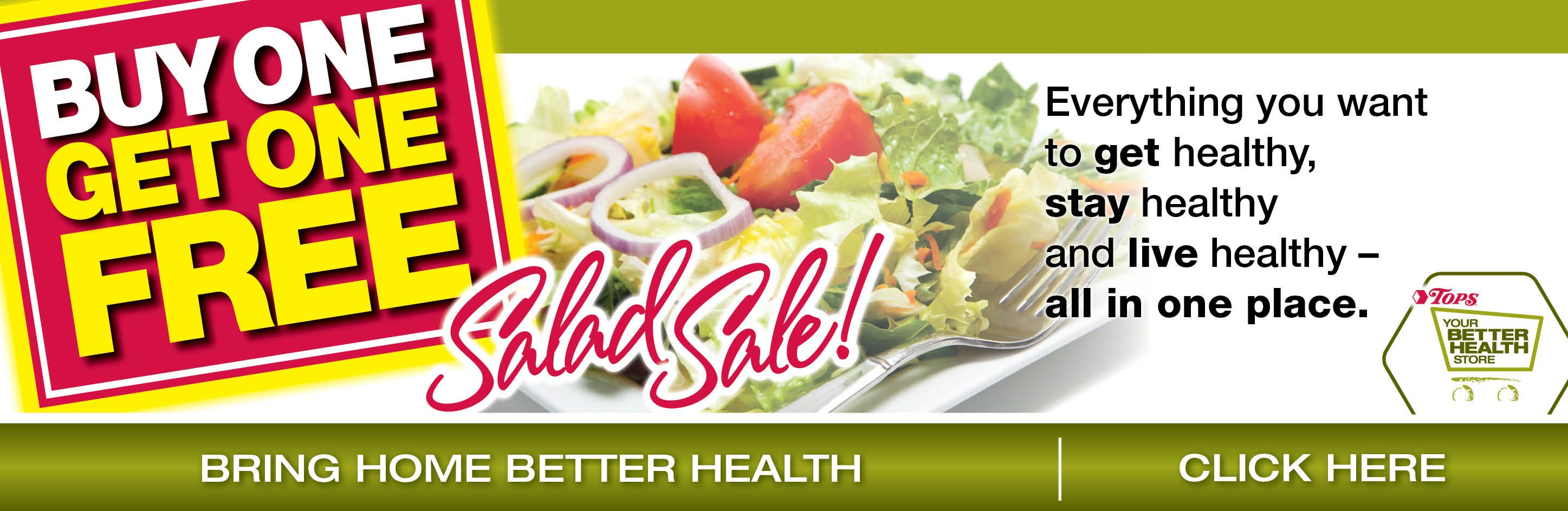 Buy One Get One Free Salad Fixin Deal