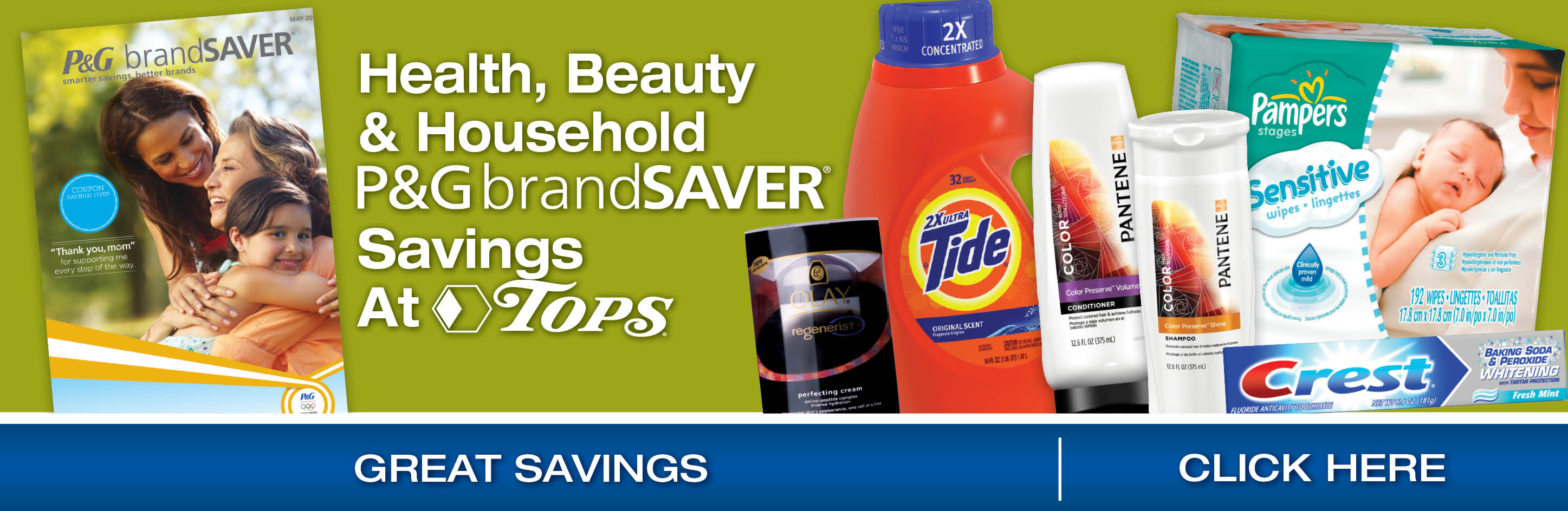 Health, Beauty & Household Brand Saver Savings At TOPS