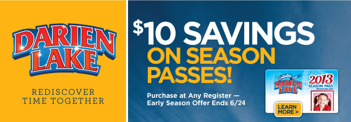 Darien Lake Season Passes