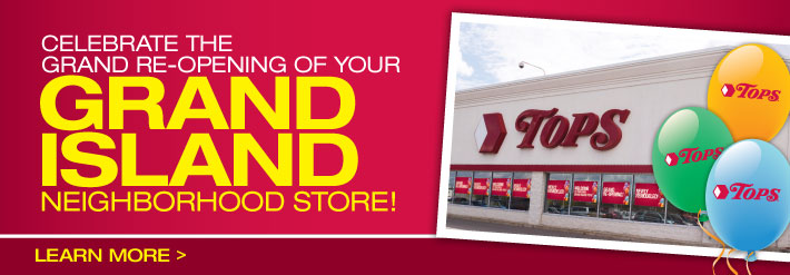 Grand Opening Celebration Of Your Grand Island TOPS