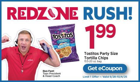 Tops Rush to the Redzone Shop