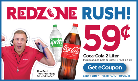 Tops Rush to the Redzone Shop