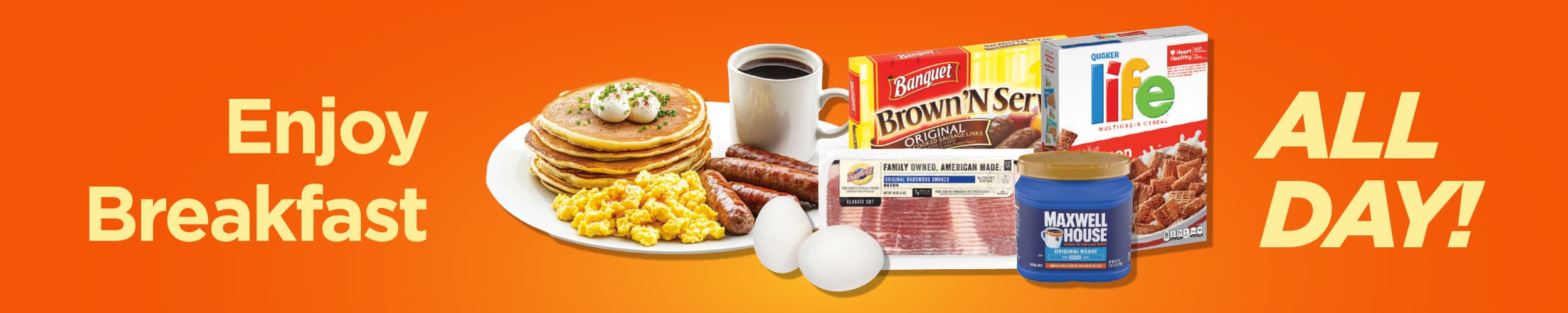 All Day Breakfast Sale