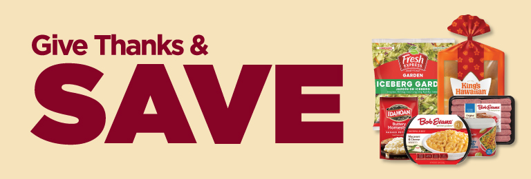 Give Thanks and Save on Sides