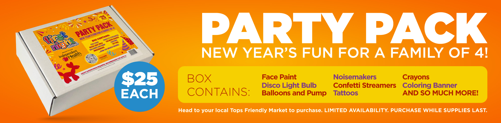 First Night Party Pack