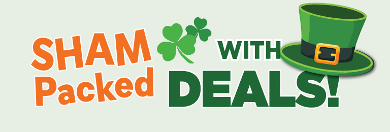 Sham Packed with Deals