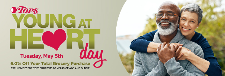 Young at Heart is Tuesday May 5th