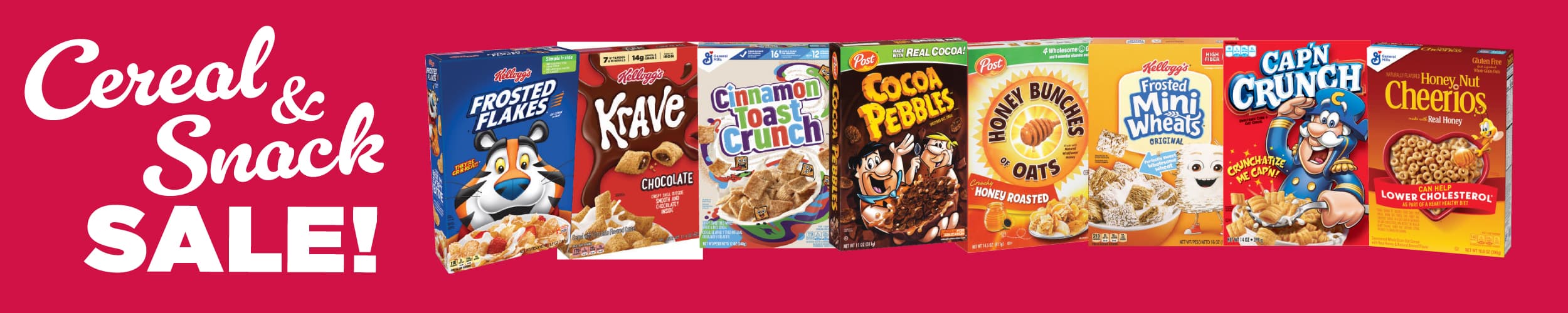 Snack and Cereal Sale