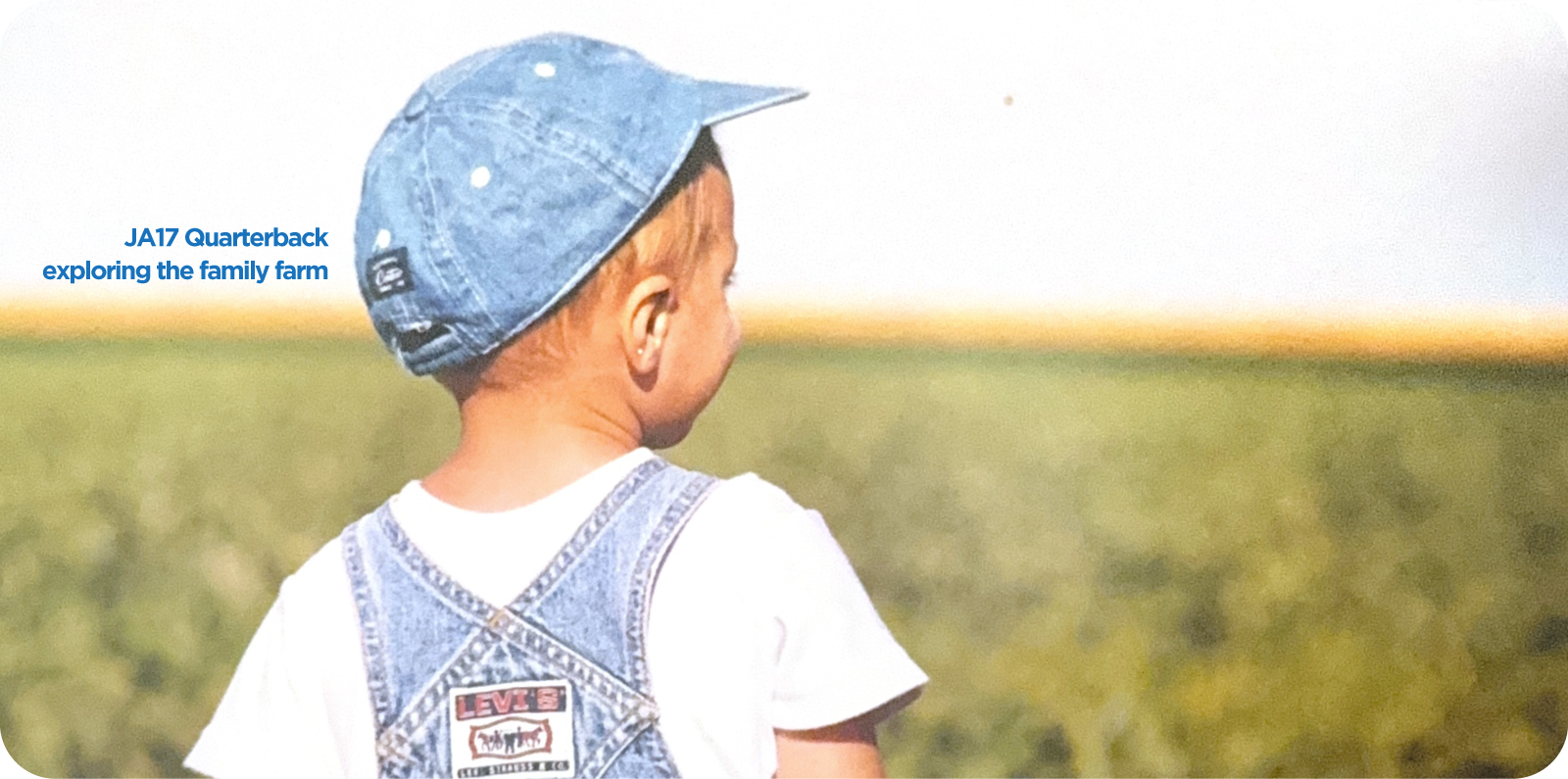 JA17 Little Boy Looking at Farm
