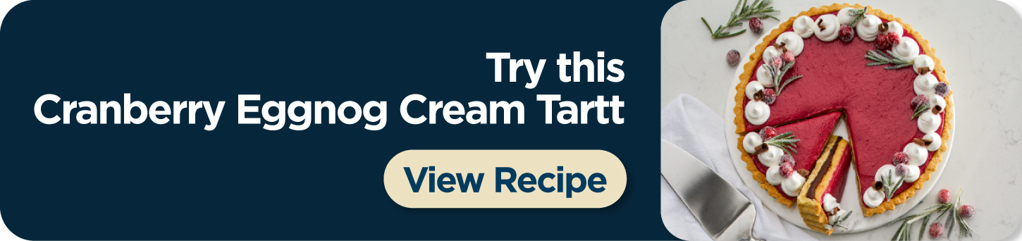 Cranberry Eggnog Cream Tartt Recipe