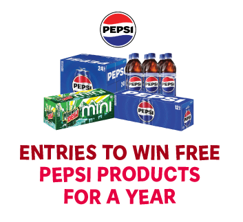 Entries to Win Free Groceries for a Year